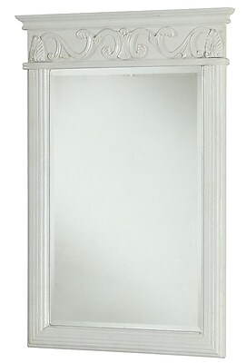 Elegant Lighting Danville Rectangle Vanity Mirror; Brown Staples